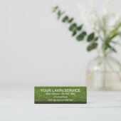 Lawn Service Eenvoudige budget Visitekaartjes (Staand voorkant)