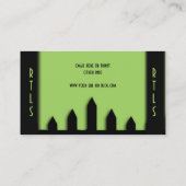 Lawn Service Landscape Double Side Visitekaartje (Achterkant)