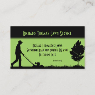 Lawn Service Landscape Double Side Visitekaartje