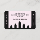 Lawn Service Landschap met een Woman's Touch Visitekaartje (Achterkant)