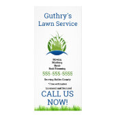 Lawn Service Reclamekaart (Voorkant)