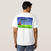 Lawn Service T-shirt (Achterkant volledig)