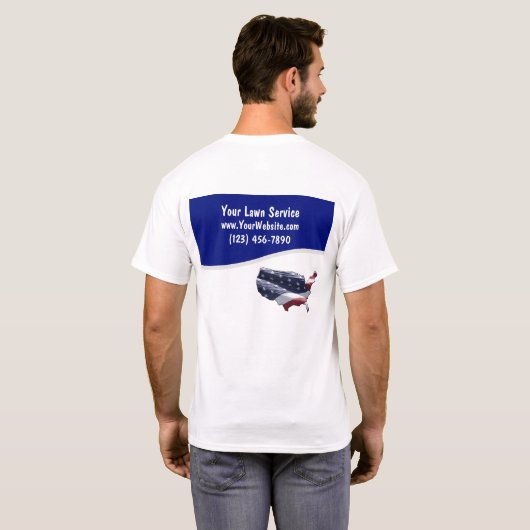 Lawn Service Tshirts (Achterkant volledig)