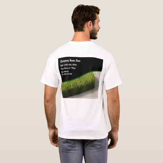 Lawn Service Tshirts (Achterkant volledig)