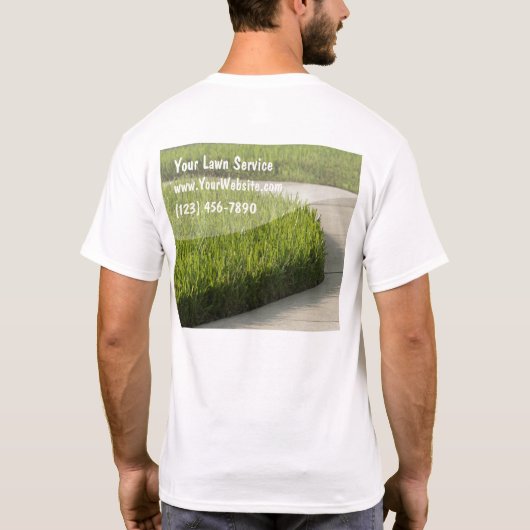 Lawn Service Tshirts (Achterkant)