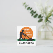 Lawn Service Vierkante Visitekaartje (Staand voorkant)