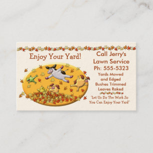 Lawn Service Visitekaartje