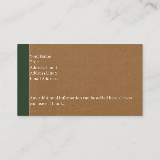 Lawn Service Visitekaartje (Achterkant)