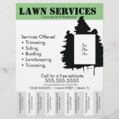 Lawn Services Tree-Sjabloon Foto van brochure (Voorkant)