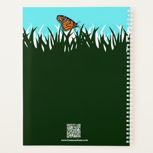 Lawn Silhouette Butterfly Promotional Planner (Achterkant)