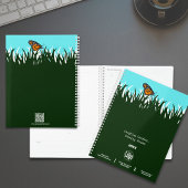 Lawn Silhouette Butterfly Promotional Planner