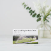 Lawn Sprinker Visitekaartje (Staand voorkant)