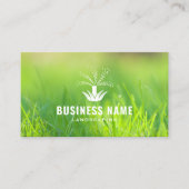 Lawn Sprinkler irrigatie systeem groen landschap Visitekaartje (Voorkant)