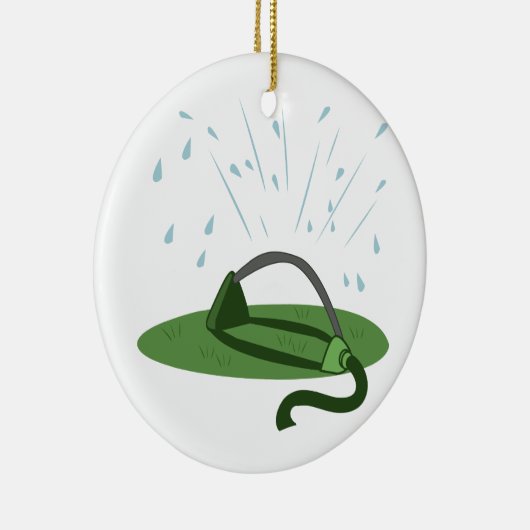 Lawn Sprinkler Keramisch Ornament (Rechts)