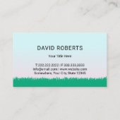 Lawn Sprinkler System Elegant Pastel Visitekaartje (Achterkant)