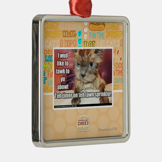 Lawn Sprinklur Timer Metalen Ornament (Rechts)