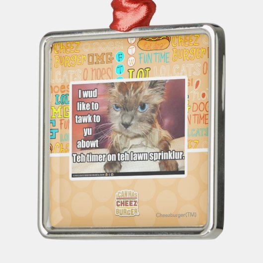 Lawn Sprinklur Timer Metalen Ornament (Links)