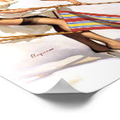 Lawn-stoel omhoog poster (Hoek)