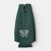 Lawn Tennis Club Naam Land Team Groen Flesjeskoeler (Achterkant)