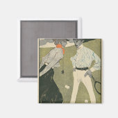 Lawn Tennis Magneet (Voorkant / Achterkant)