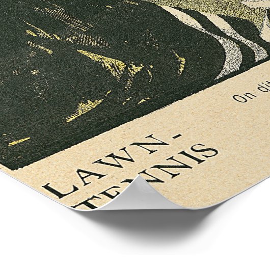 Lawn Tennis Poster (Hoek)