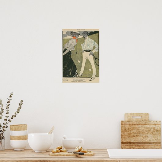Lawn Tennis Poster (Keuken)