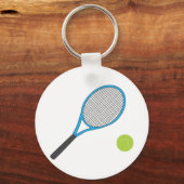 Lawn Tennis Sleutelhanger (Achterkant)