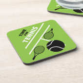 Lawn Tennis-spelers Bier Onderzetter (Linkerzijde)