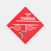 Lawn Tennis-spelers Servet (Hoek)