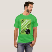 Lawn Tennis-spelers T-shirt (Voorkant volledig)