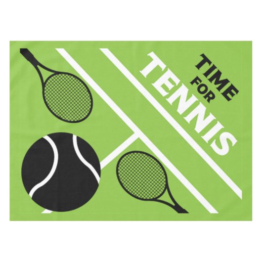 Lawn Tennis-spelers Tafelkleed (Voorkant (Horizontaal))