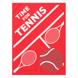 Lawn Tennis-spelers Tafelkleed