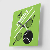 Lawn Tennis-spelers Vierkante Klok (Hoek)