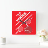 Lawn Tennis-spelers Vierkante Klok (Huis)