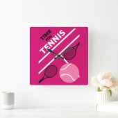 Lawn Tennis-spelers Vierkante Klok (Huis)