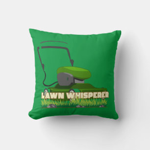 LAWN WHISPERER grappig cadeau voor tuinieren Kussen