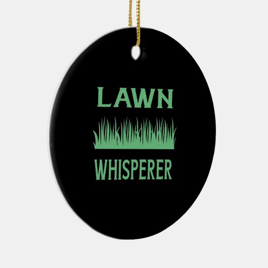 Lawn Whisperer Keramisch Ornament (Rechts)