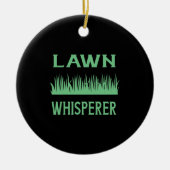 Lawn Whisperer Keramisch Ornament (Voorkant)