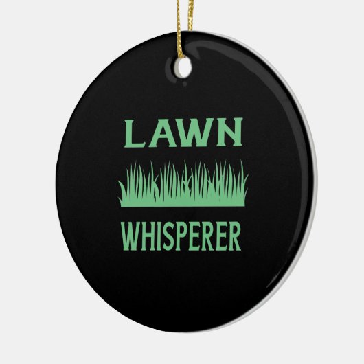 Lawn Whisperer Keramisch Ornament (Links)