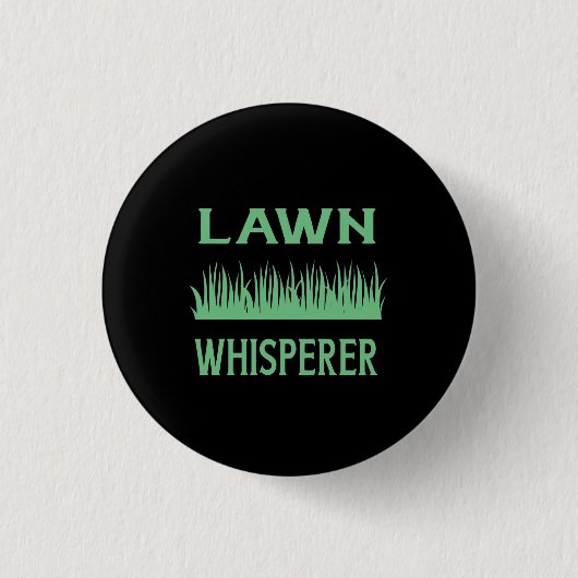 Lawn Whisperer Ronde Button 3,2 Cm (Voorkant)