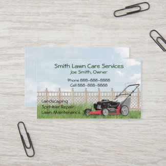 Lawn Yard Maintenance Services Visitekaartje