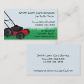 Lawn Yard Maintenance Services Visitekaartje (Voorkant / Achterkant)