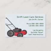 Lawn Yard Maintenance Services Visitekaartje (Voorkant)