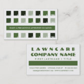 LAWNCARE klantwaardestijging (standaardkwadraten) Klantenkaartje (Voorkant / Achterkant)