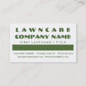 LAWNCARE klantwaardestijging (standaardkwadraten) Klantenkaartje (Achterkant)