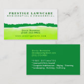 Lawncare - Landscaping Green Horizon Visitekaartje (Voorkant / Achterkant)