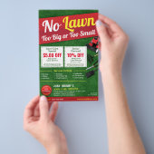LawnCare Tuinarchitectuur Gras Maaien Flyer 8.5 x  (Hand)