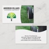 Lawnmower | Bomen-Logo Visitekaartje (Voorkant / Achterkant)