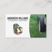 Lawnmower | Gereedschap voor tuinbouw | Landschaps Visitekaartje (Voorkant)