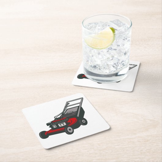 Lawnmower Kartonnen Onderzetters (Insitu)